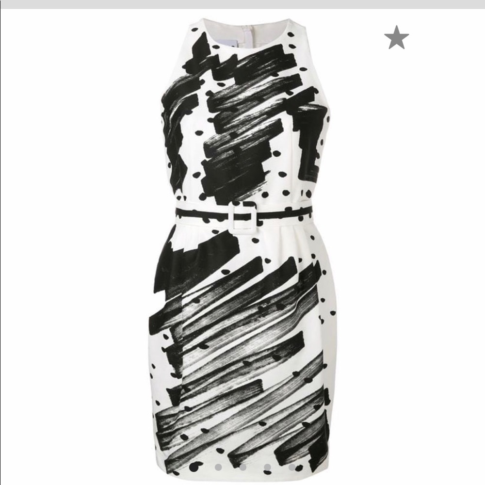 🚨Brand New Moschino Brushstroke Runway Dress